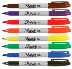 MARKER PERM FINE ASSTD SAN30078 SET/8