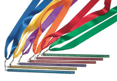 RIBBON WANDS RAINBOW 36 INCH SET OF 6