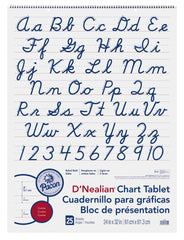 CHART TABLETS D NEALIAN 24X32 CURSIVE
