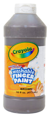 FINGERPAINT WASH CRAYOLA BROWN PINT