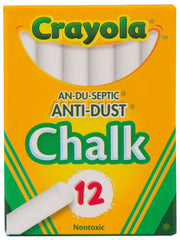 CHALK ANTI DUST WHITE PACK OF 12