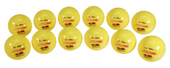 BALL INFLATABLE ALL BALL 3 INCH YELLOW PACK OF 12