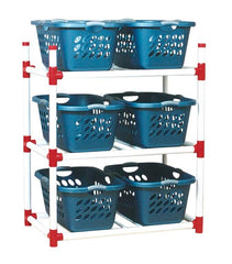 RACK STORAGE WITH 6 BASKETS