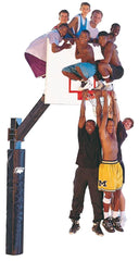 BASKETBALL BACKBOARD BA870PP-BK ULITMATE PLAYGROUND SYSTEM POST PAD BLACK