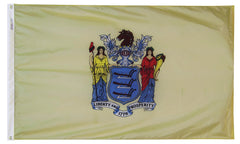 FLAG - NEW JERSEY OUTDOOR - 4 X 6 FEET