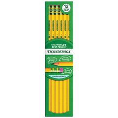 UNSHARPENED TICONDEROGA PENCILS PACK OF 12