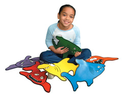 MARKER SPOT THROW DOWN SHARKS ASSORTED SET OF 6