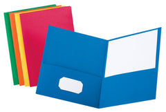 FOLDER 2-POCKET 100 SHT CAP ASSORTED PACK OF 25 OXF57513EE