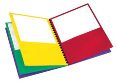 FOLDER 8-POCKET 8.5X11 IN ASST COLOR W/ASST POCKET OXF99656