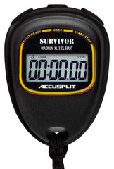 STOPWATCH - ACCUSPLIT SURVIVOR S3CL DEDICATED CUMULATIVE/LAP SPLIT WITH MAGNUM XL DISPLAY