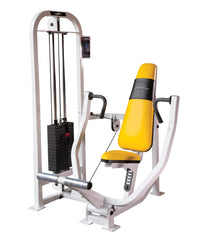 EQUIPMENT FIT YOUTH CHEST PRESS WHT FRAME/BLK FABRIC