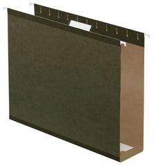 FOLDER FILE HANGING 3 IN EXPAND LTR 1/5 CUT GREEN PK OF 25