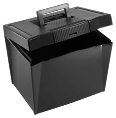 FILE BOX W/LID 10-7/8X13-1/2X10-1/4 IN BLACK PFX20861