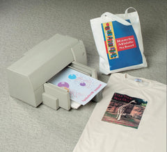 PAPER IRON-ON TRANSFERS LIGHT COLOR T-SHIRT PACK OF 12