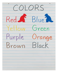 PAPER CHART 18X24 SW RLD 1 IN 100 SHTS SCHOOL SMART