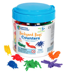 BUGS BACKYARD SORT/COUNT SET OF 72