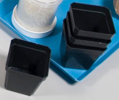 FLOWER POTS PLASTIC 2.25\'\' SQ PKG/30
