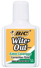 CORRECTION FLUID WITE-OUT CORRECTION FLUID EXTRA COVERAGE 20ML WHITE