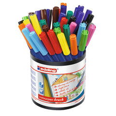 Colourpen\' Brush Fibre Tip Tub42