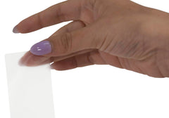 LABEL PROTECTORS CLEAR VINYL 1.5X3.25 IN ROLL OF 500