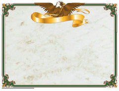 CERTIFICATES BLANK 8 1/2X11 EAGLE SET OF 50