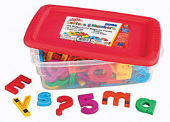 MAGNETS JUMBO LETTER AND NUMBERS MULTI COLOR SET OF 100