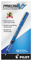 PEN PRECISE V7 STICK ROLLERBALL BLUE PACK OF 12