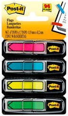 POST-IT ARROW 1/2 FLAG 24 EA OF 4 BRT/COLORS