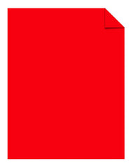 PAPER COPY ASTROBRIGHTS 8.5X11 RE ENTRY RED 60T CASE OF 10