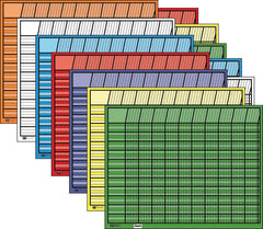 INCENTIVE CHART HORIZONTAL 22X28 ASSORTED PACK OF 12