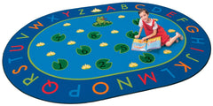 CARPETS FOR KIDS - PREMIUM HIP HOP TO THE TOP - 6 FT 9 IN X 9 FT 5 IN OVAL