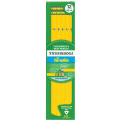 PENCIL TRIWRITE NO. 2 YELLOW DIX13856 PACK OF 12