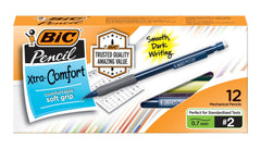 PENCIL MECHANICAL GRIP .7MM ASSORTED BICMPG11 PACK OF 12