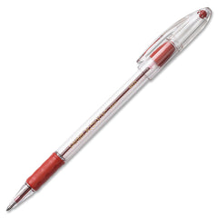 PEN BALLPOINT RSVP MEDIUM 1.0MM RED PACK OF 12