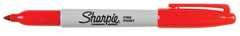 MARKER RED FINE SHARPIE PACK OF 12