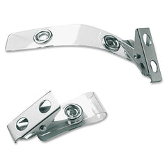 ADAPTER STRAP CLIP PUNCHED VINYL CLEAR - PACK OF 25