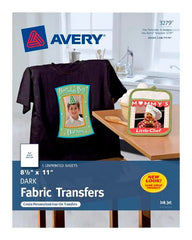PAPER IRON-ON TRANSFERS DARK COLOR T-SHIRT PACK OF 5