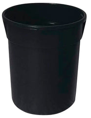 RECEPTACLE - ULTRASITE ROUND 32 GALLON TRASH RECEPTACLE LINER - BLACK