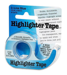 HIGHLIGHTER WIDE NOTE TAPE 1/2 X 393 IN BLUE