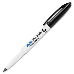 PEN WET-ERASE VIS-A-VIS ULTRAFINE BLACK PK/12