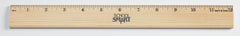 RULER WOOD METAL EDGE 12 IN - SCHOOL SMART