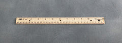 RULER WOOD BRASS EDGE 12 IN PK OF 12 - SCHOOL SMART