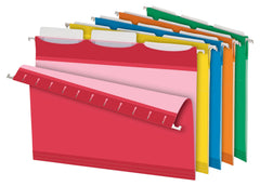 FOLDER FILE HANGING READY-TAB LTR 1/3 CUT ASST SET OF 25