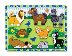 PUZZLE WOOD CHUNKY PETS