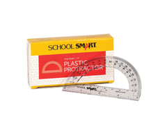 PROTRACTOR PLASTIC CLEAR 4 IN SCHOOL SMRT PK OF 12