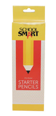 PENCIL STARTER #2 W/ERASER PACK OF 12 - SCHOOL SMART