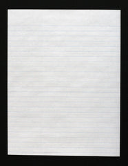 PAPER NEWSPRINT CA 8.5X11 IN RULED WHITE 500 SHTS SCHOOL SMART