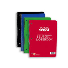 PAPER NOTEBOOK 1 SUBJECT 10.5X8 70 SHEET SCHOOL SMART