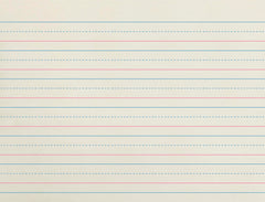 PAPER NEWSPRINT R+B 11X8.5 3/4IN RULED LW SCHOOL SMART REAM