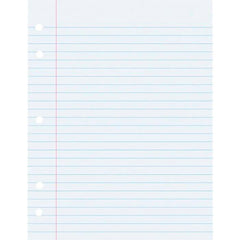 PAPER FILLER 8.5X11 15 LB WITH MARGIN 3/8 RULE WHT REAM SCHOOL SMART